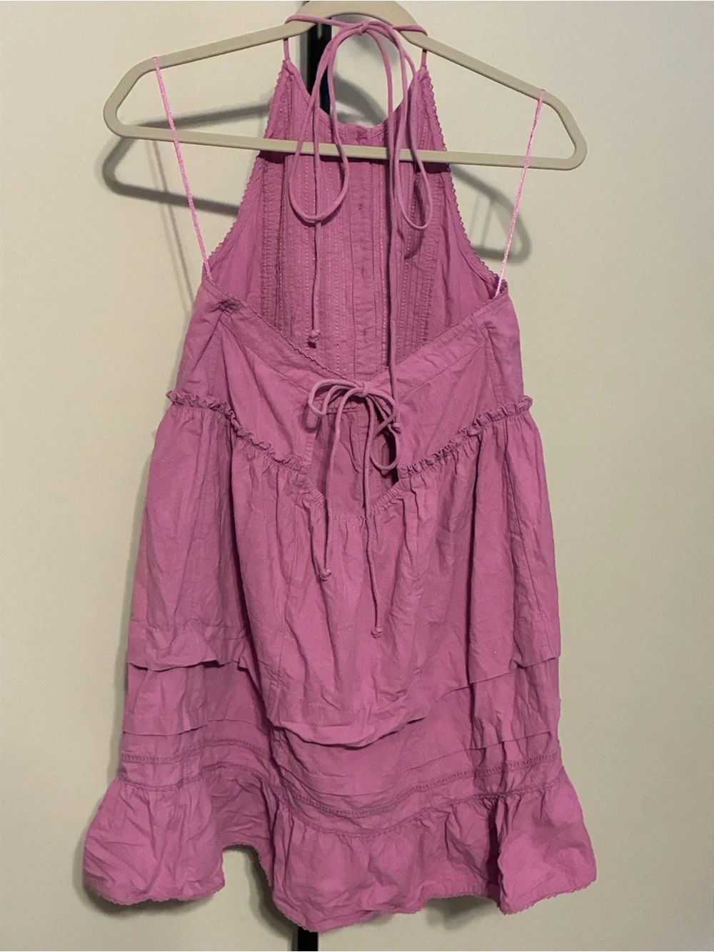 Free People | Desert Days Halter Mini Dress Dramatic Lilac Purple Cotton Medium